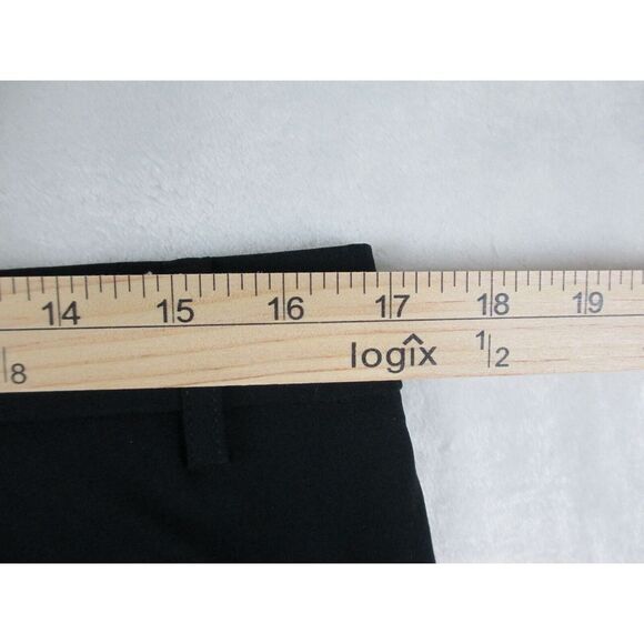 J. Jill Pants Womens 12 Black Chino Wearever Refined Woven Trousers Ladies - Picture 7 of 9